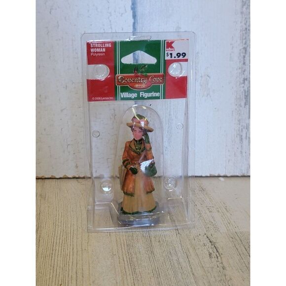 Lemax Strolling Woman 2006 Coventry Cove Village accessory Xmas - Picture 1 of 5